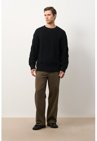 Sweater Tejido Para Hombre Raices Sweater Tejido Para Hombre Raices Negro M VÉLEZ Vélez