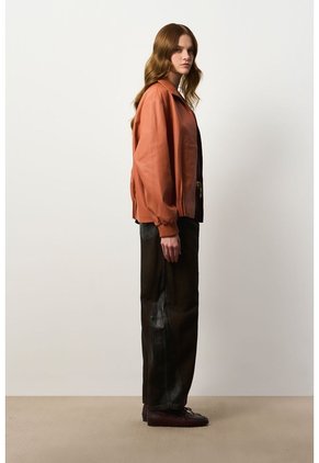 Chaqueta Bomber Oversized Para Mujer Pearl Chaqueta Bomber Oversized Para Mujer Pearl Naranja L VÉLEZ