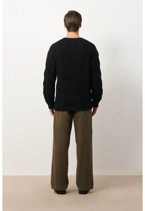 Sweater Tejido Para Hombre Raices Sweater Tejido Para Hombre Raices Negro M VÉLEZ
