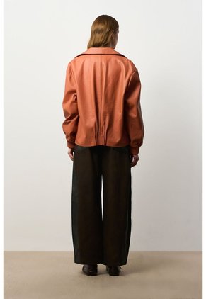 Chaqueta Bomber Oversized Para Mujer Pearl Chaqueta Bomber Oversized Para Mujer Pearl Naranja L VÉLEZ
