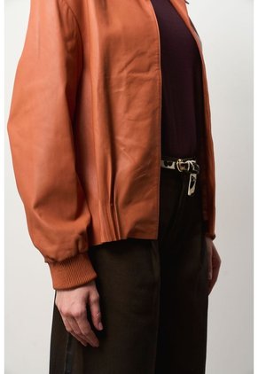 Chaqueta Bomber Oversized Para Mujer Pearl Chaqueta Bomber Oversized Para Mujer Pearl Naranja L VÉLEZ