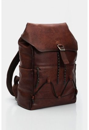 Morral Casual Trekking De Cuero Para Hombre Multifuncional