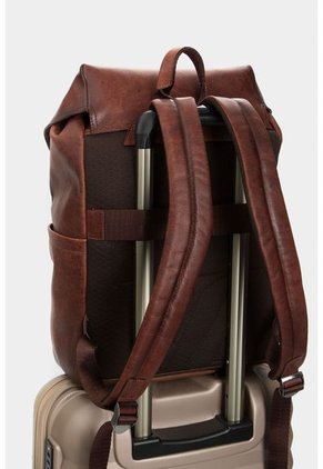 Morral Casual Trekking De Cuero Para Hombre Multifuncional