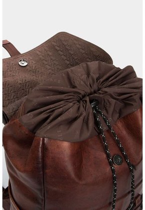 Morral Casual Trekking De Cuero Para Hombre Multifuncional