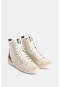 Tenis Bota De Cuero Para Mujer Detalle Folia Tenis Bota De Cuero Para Mujer Detalle Folia Blanco 34 VÉLEZ de Vélez