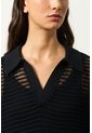 Polo Tejida Lascar Para Mujer Fit Holgado Polo Tejida Lascar Para Mujer Fit Holgado Negro XL VÉLEZ de Vélez
