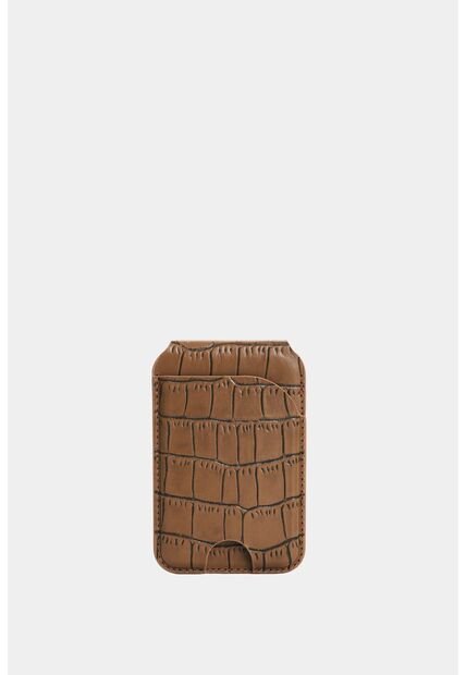 Porta Documentos En Gamuza Textura Croco Para Hombre Tikal Porta Documentos En Gamuza Textura Croco Para Hombre Tikal Miel VÉLEZ