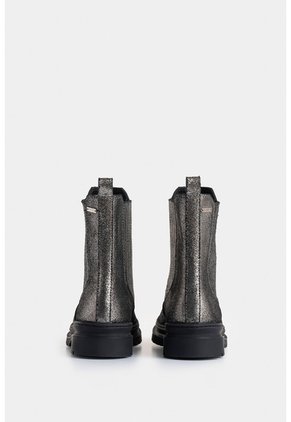 Botines Orión De Cuero Folia Para Mujer Silueta Chelsea Botines Orión De Cuero Folia Para Mujer Silueta Chelsea Plata 36 VÉLEZ