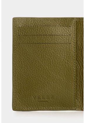 Portadocumentos En Cuero Para Mujer Gem Portadocumentos En Cuero Para Mujer Gem Verde Oliva VÉLEZ