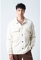 Sobrecamisa Modica Para Hombre Oversized Sobrecamisa Modica Para Hombre Oversized Crema XL VÉLEZ de Vélez