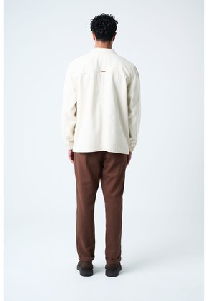 Sobrecamisa Modica Para Hombre Oversized Sobrecamisa Modica Para Hombre Oversized Crema XL VÉLEZ