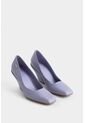 Tacones Cerrados Libra De Cuero Para Mujer Punta Cuadrada Tacones Cerrados Libra De Cuero Para Mujer Punta Cuadrada Lila 40 VÉLEZ de Vélez