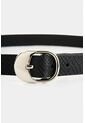Cinturón Unifaz De Cuero Grabado Para Mujer Nacarina Cinturón Unifaz De Cuero Grabado Para Mujer Nacarina Negro XL VÉLEZ de Vélez