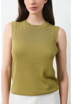 Top Tejido Amaru Para Mujer Top Tejido Amaru Para Mujer Verde Oliva S VÉLEZ