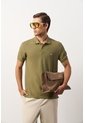Polo Manga Corta Essential Para Hombre Textura Polo Manga Corta Essential Para Hombre Textura Verde XL VÉLEZ de Vélez