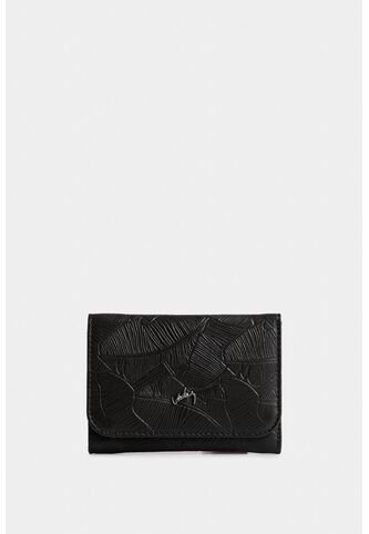 Billetera Colory De Cuero Para Mujer Grabado Placa Palmeras Billetera Colory De Cuero Para Mujer Grabado Placa Palmeras Negro VÉLEZ Vélez