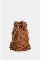 Morral En Cuero Con Tejido Sobrepuesto Para Mujer Lyra Knots Morral En Cuero Con Tejido Sobrepuesto Para Mujer Lyra Knots Miel VÉLEZ de Vélez