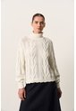 Sweater Oversized Tejido En Algodón Para Mujer Cuma Sweater Oversized Tejido En Algodón Para Mujer Cuma Crema M VÉLEZ de Vélez