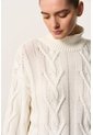 Sweater Oversized Tejido En Algodón Para Mujer Cuma Sweater Oversized Tejido En Algodón Para Mujer Cuma Crema M VÉLEZ de Vélez