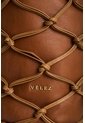 Morral En Cuero Con Tejido Sobrepuesto Para Mujer Lyra Knots Morral En Cuero Con Tejido Sobrepuesto Para Mujer Lyra Knots Miel VÉLEZ de Vélez