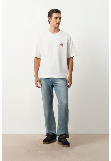 Camiseta Para Hombre Camiseta Para Hombre Crema M VÉLEZ