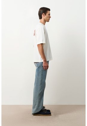 Camiseta Para Hombre Camiseta Para Hombre Crema M VÉLEZ