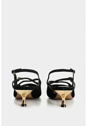 Tacones Cerrados De Cuero Gamuzado Para Mujer Solaris Tacones Cerrados De Cuero Gamuzado Para Mujer Solaris Negro 37 VÉLEZ