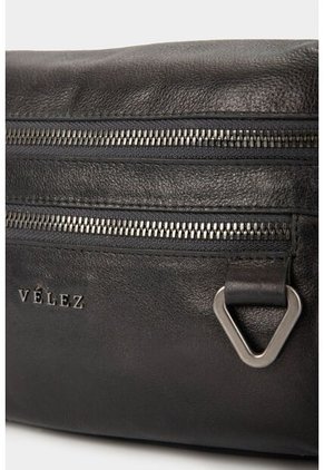 Riñonera Tivoli De Cuero Para Hombre Reata En Nylon Negro Riñonera Tivoli De Cuero Para Hombre Reata En Nylon Negro VÉLEZ