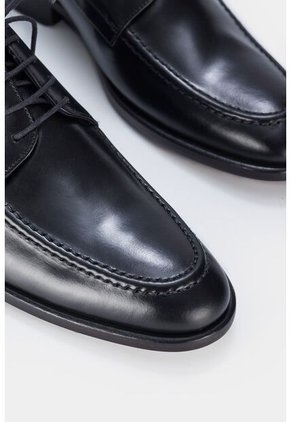 Zapatos Cordón Draco De Cuero Liso Para Hombre Vena Con Costura Zapatos Cordón Draco De Cuero Liso Para Hombre Vena Con Costura Negro 40 Vélez