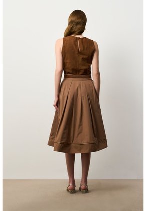 Falda Midi Para Mujer Misak Falda Midi Para Mujer Misak Tabaco 12 VÉLEZ