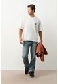 Camiseta Para Hombre Camiseta Para Hombre Crema M VÉLEZ de Vélez