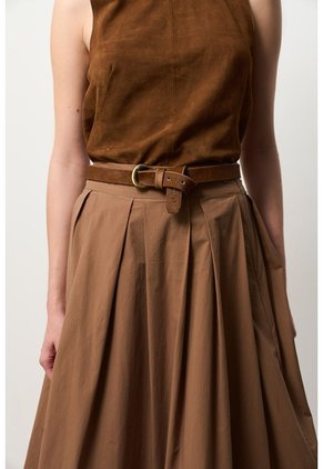 Falda Midi Para Mujer Misak Falda Midi Para Mujer Misak Tabaco 12 VÉLEZ