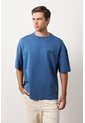 Camiseta Relaxed Fit Para Hombre Camiseta Relaxed Fit Para Hombre Azul L VÉLEZ de Vélez