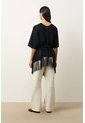 Cárdigan Tipo Poncho Tejido Para Mujer Quena Cárdigan Tipo Poncho Tejido Para Mujer Quena Negro M VÉLEZ de Vélez