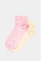 Calcetines Tobilleros Tika Con Detalle Bolero Para Mujer Calcetines Tobilleros Tika Con Detalle Bolero Para Mujer Rosado XS VÉLEZ de Vélez
