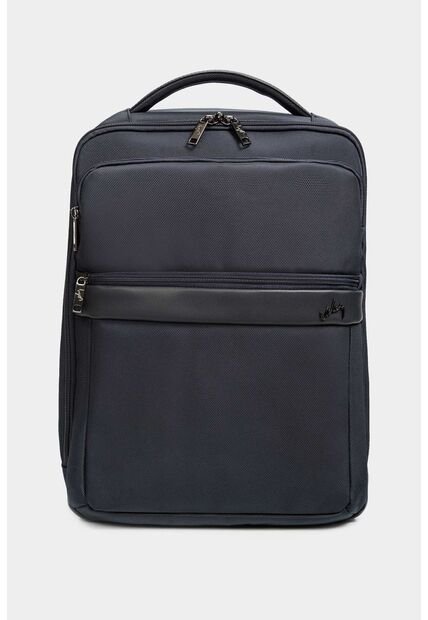 Morral Bolt De Cuero Y Lona Para Hombre Bolsillos Frontales Azul Oscuro Morral Bolt De Cuero Y Lona Para Hombre Bolsillos Frontales Azul Oscuro VÉLEZ