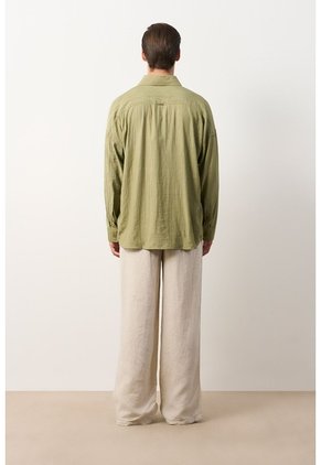 Camisa Loa Manga Larga Para Hombre Camisa Loa Manga Larga Para Hombre Verde Oliva S VÉLEZ