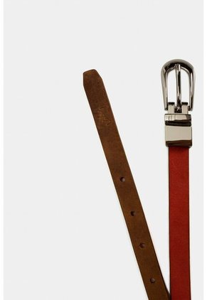 Cinturón Doble Faz Vega De Cuero Para Mujer Extra Delgado Miel Cinturón Doble Faz Vega De Cuero Para Mujer Extra Delgado Miel S Vélez