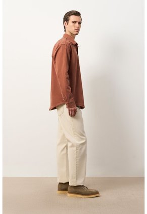 Sobrecamisa Manga Larga Para Hombre Isla Sobrecamisa Manga Larga Para Hombre Isla Tabaco L VÉLEZ