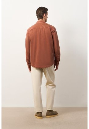 Sobrecamisa Manga Larga Para Hombre Isla Sobrecamisa Manga Larga Para Hombre Isla Tabaco L VÉLEZ