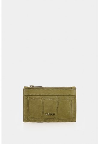 Portadocumentos En Gamuza Para Mujer Uyuni Portadocumentos En Gamuza Para Mujer Uyuni Verde Oliva VÉLEZ Vélez