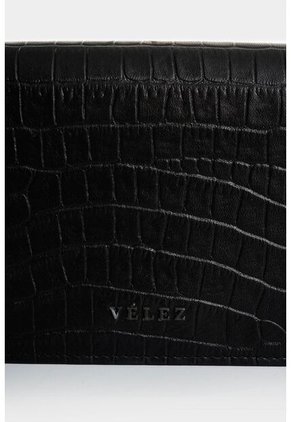 Manos Libres Mini Garniel De Cuero Para Hombre Croco Manos Libres Mini Garniel De Cuero Para Hombre Croco Negro VÉLEZ