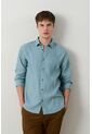 Camisa Manga Larga Semi Fitted Para Hombre Roma Camisa Manga Larga Semi Fitted Para Hombre Roma Azul Aguamarina S VÉLEZ de Vélez