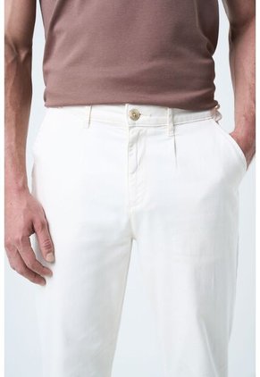 Pantalón Apis En Drill Para Hombre Silueta Baggy Pantalón Apis En Drill Para Hombre Silueta Baggy Crema 32 VÉLEZ
