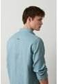 Camisa Manga Larga Semi Fitted Para Hombre Roma Camisa Manga Larga Semi Fitted Para Hombre Roma Azul Aguamarina S VÉLEZ de Vélez