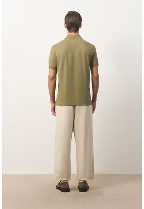 Polo Manga Corta Essential Para Hombre Textura Polo Manga Corta Essential Para Hombre Textura Verde XXL VÉLEZ