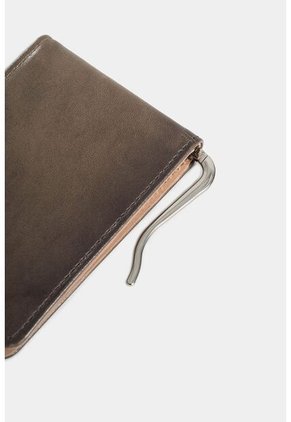 Porta Billetes Helios De Cuero Para Hombre Silueta Minimalista Porta Billetes Helios De Cuero Para Hombre Silueta Minimalista Verde Oliva VÉLEZ