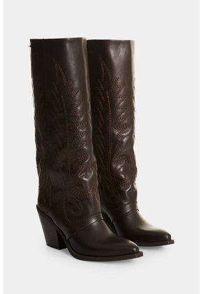 Botas Texanas En Cuero Para Mujer Ivy Botas Texanas En Cuero Para Mujer Ivy Tabaco 36 VÉLEZ