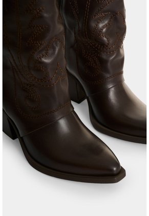 Botas Texanas En Cuero Para Mujer Ivy Botas Texanas En Cuero Para Mujer Ivy Tabaco 36 VÉLEZ