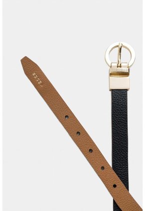 Cinturón Doble Faz Tulipan De Cuero Para Mujer Puntera Hexagonal Cinturón Doble Faz Tulipan De Cuero Para Mujer Puntera Hexagonal Negro S VÉLEZ